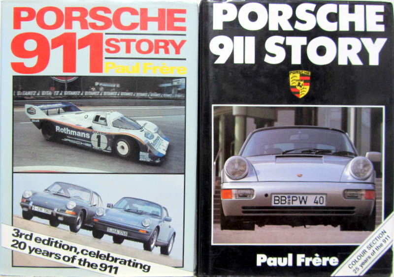 Couverture de PORSCHE 911 STORY 20 ET 25 YEARS OF  911DE PAUL FRERE EN ANGLAIS