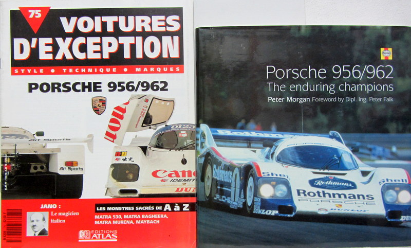 Couverture de PORSCHE 956-962 VOITURE D'EXEPTION EN FRANCAIS - THE ENDURING CHAMPIONS EN ANGLAIS