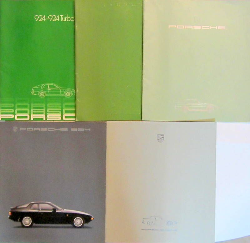 Couverture de 1982-1986 PORSCHE 924 CATALOGUE