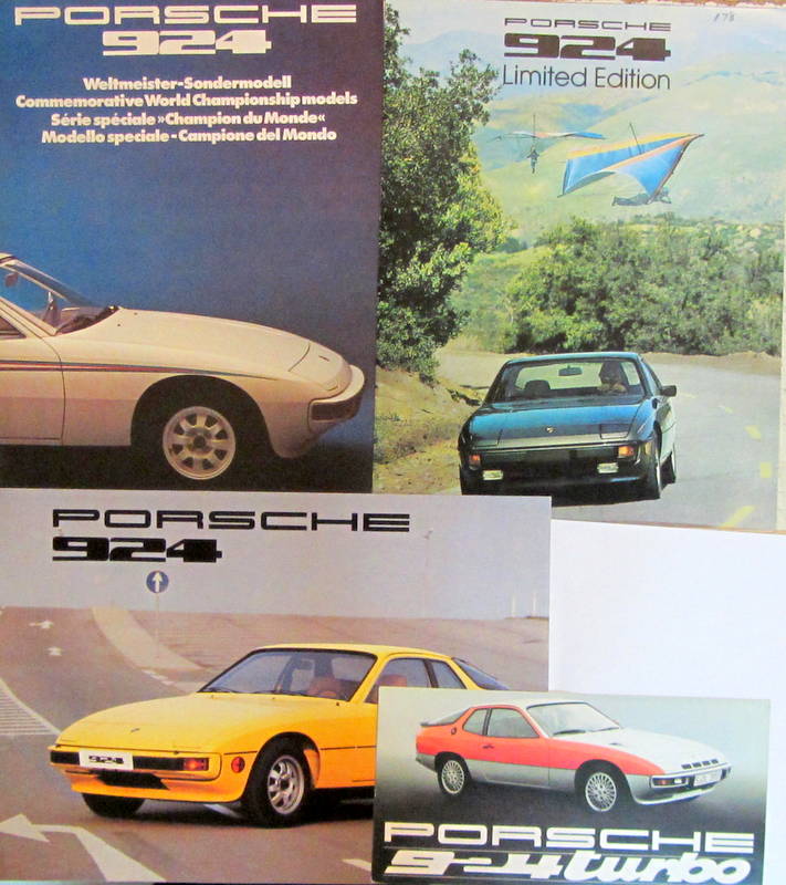 Couverture de 1978 ENVIRON PORSCHE 924 924 TURBO CATALOGUE