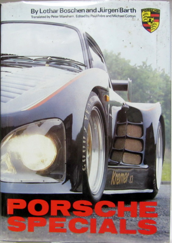 Couverture de PORSCHE SPECIALS DE BOSCHEN BARTH EN ANGLAIS