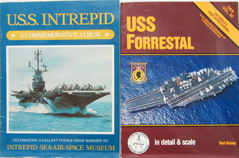 Couverture de PORTE AVIONS USS INTREPID FORRESTAL