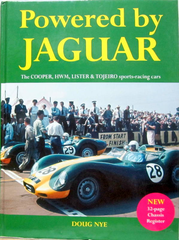 Couverture de POWERED BY JAGUAR COOPER HWM LISTER TOJEIRO EN ANGLAIS