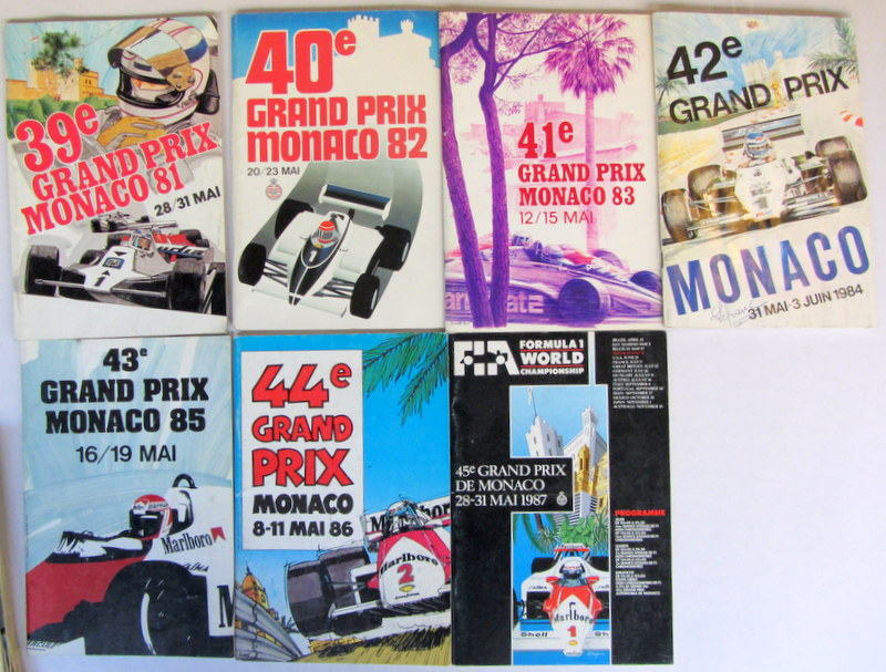 Couverture de 1981 A 1987 GRAND PRIX DE MONACO