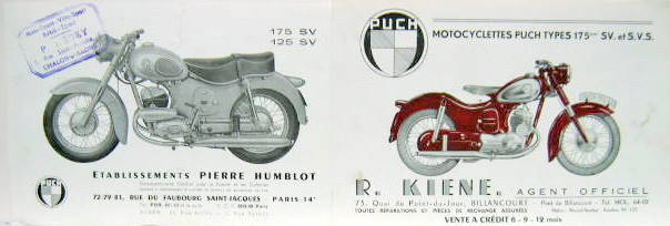 Couverture de PUCH 175 CM3  AU CHOIX