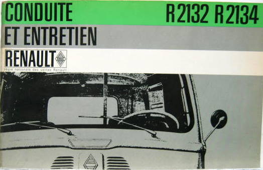 Couverture de 1967-7 RENAULT ESTAFETTE R2132-2134