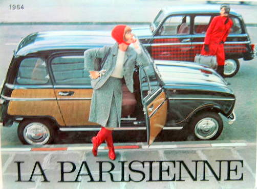 Couverture de 1964 RENAULT 4 PARISIENNE PROSPECTUS