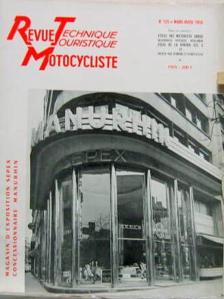 Couverture de 1958-3-4 MATCHLESS CROSS MANURHIN BELTTOMATIC SIMSON 425S CYLOMOTEURS EUROPEENS