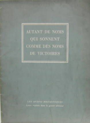 Couverture de AUTANT DE NOMS QUI SONNENT COMME DES NOMS DE VICTOIRES