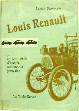 Couverture de LOUIS RENAULT DE LUCIEN DAUVERGNE