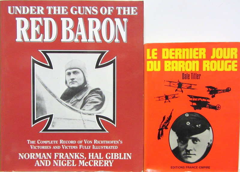 Couverture de VON RICHTHOFEN UNDER THE GUNS OF THE RED BARON - THE COMPLETE RECORDS OF VON RICHTHOFEN'S VICTORIES AND VICTIMS FULLY ILLUSTRATED