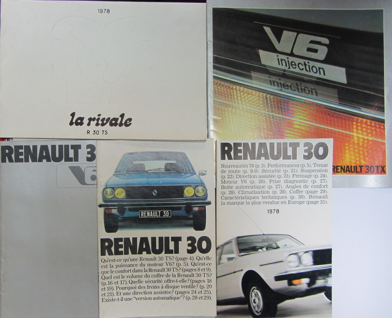 Couverture de RENAULT 30 CATALOGUE AU CHOIX