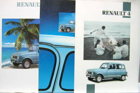 Couverture de 1990-1992  RENAULT 4 GAMME CATALOGUE AU CHOIX