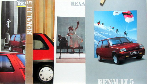 Couverture de 1987-1990 RENAULT 5 CATALOGUE