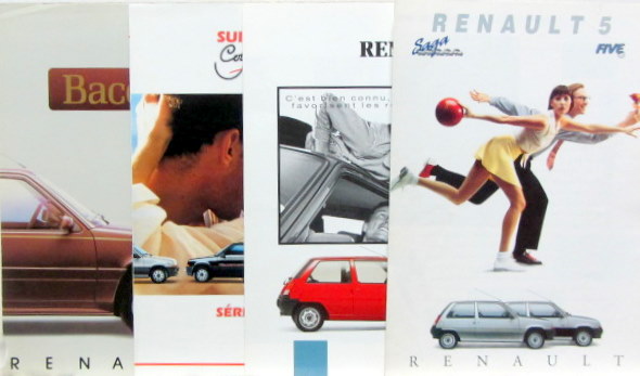Couverture de RENAULT 5 BACCARA COUP DE COEUR CAMPUS FIVE SAGA CATALMOGUE AU CHOIX