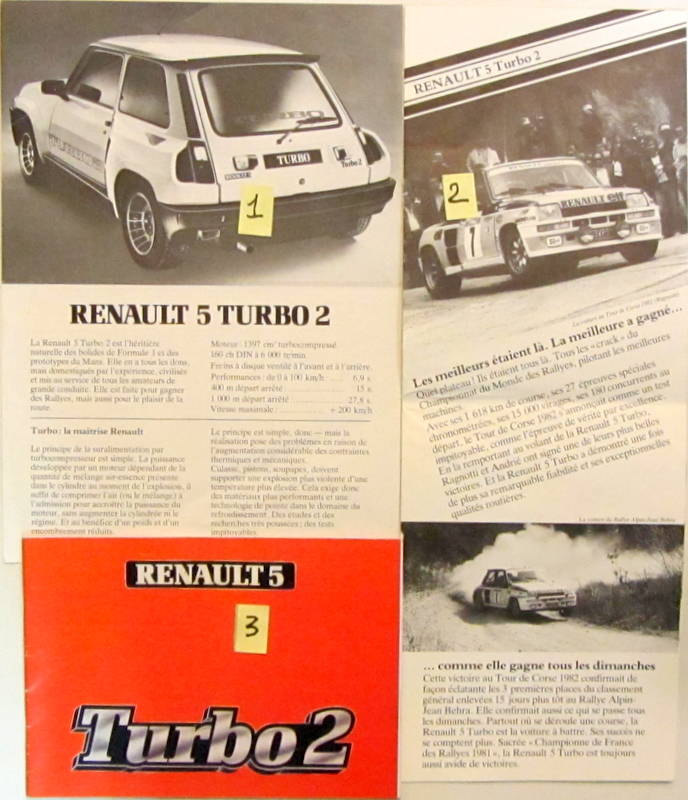 Couverture de RENAULT 5 TURBO 2 1983 - 1984 - R5 TURBO 2 ENTRETIEN UTILISATION EN COPIE AGRAPHEE