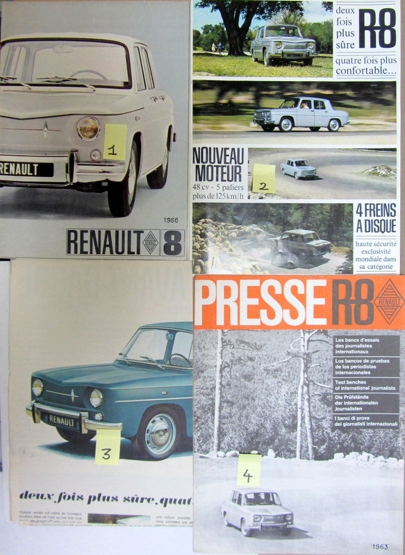 Couverture de RENAULT R8 CATALOGUE