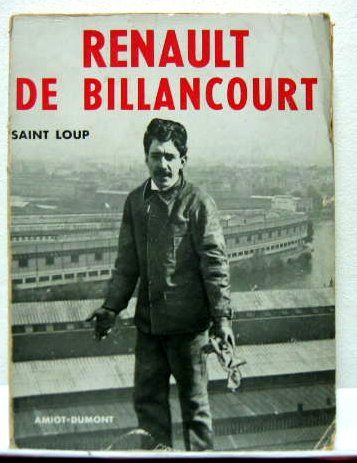 Couverture de RENAULT DE BILLANCOURT DE SAINT LOUP