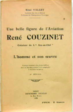 Couverture de 1934 RENE  COUZINET CREATEUR DE L"ARC EN CIEL "L'HOMME ET SON OEUVRE