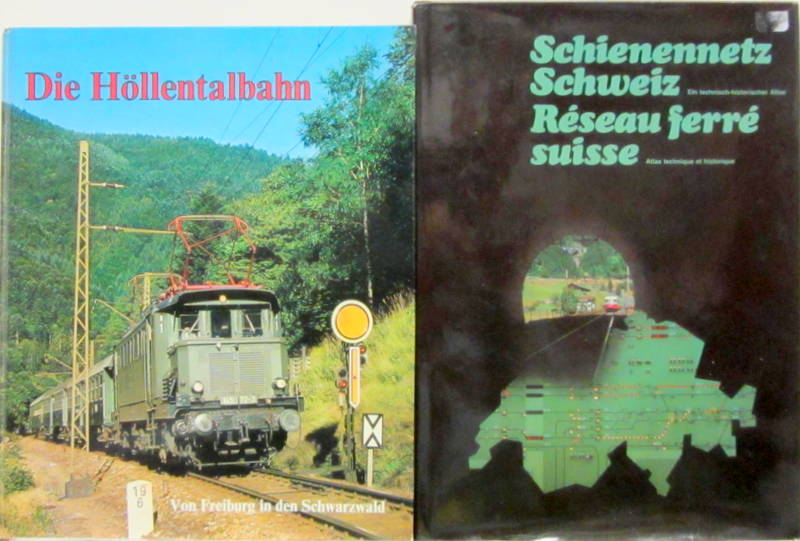 Couverture de DIE HOLLENTALBAHN VON FREIBURG IN DEN SCHWARZWALD EN ALLEMAND -RESEAU FERRE SUISSE ALLEMAND ET FRANCAIS