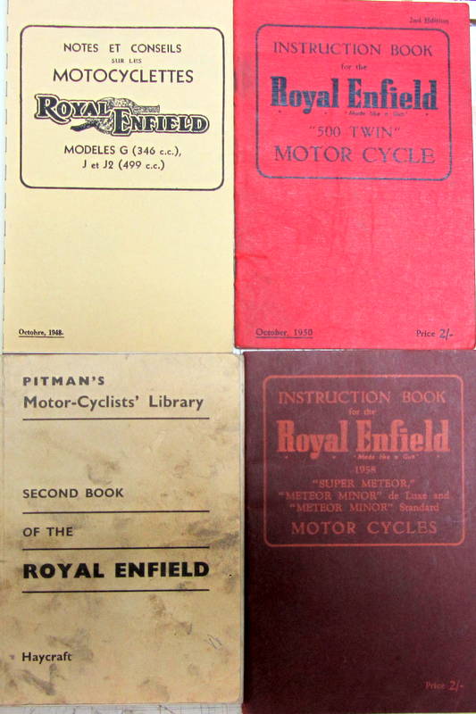 Couverture de ROYAL ENFIELD INSTRUCTION ET MANUEL