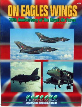 Couverture de ON EAGLE WINGS - 75TH ANNIVERSARY OF THE ROYAL AIR FORCE