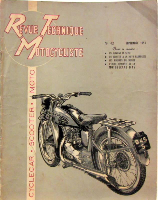 Couverture de 1951-9 MOTOBECANE D 45