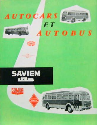 Couverture de SAVIEM AUTOCARS ET AUTOBUS