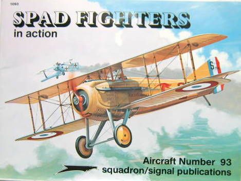 Couverture de SPAD FIGHTERS IN ACTION