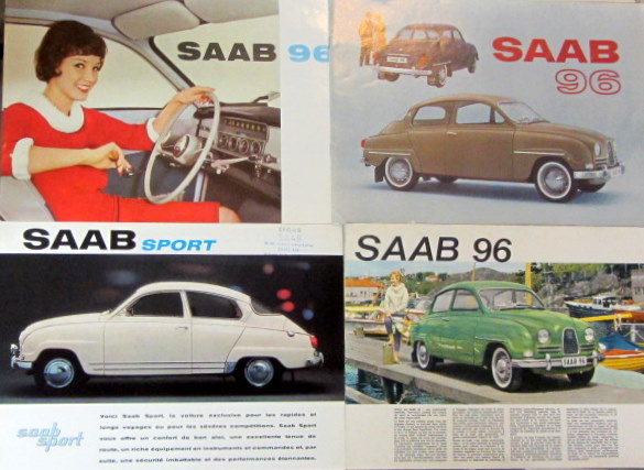 Couverture de SAAB 96 ET SPORT CATALOGUE AU CHOIX