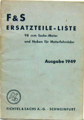 Couverture de 1977 SACHS 1251/7A-1752/7A-2401/7A GUIDE DE REPARATION EN COPIES RELIEES