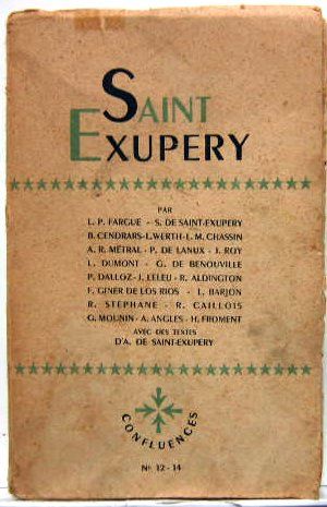 Couverture de SAINT EXUPERY  CONFLUENCE