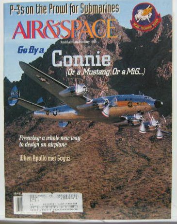 Couverture de Air & Space Avec un article sur Saint-Exupéry