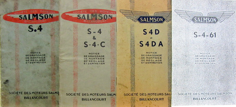 Couverture de SALMSON S4 S4C S4D S4DA S4 61 LIVRET D'ENTRETIEN
