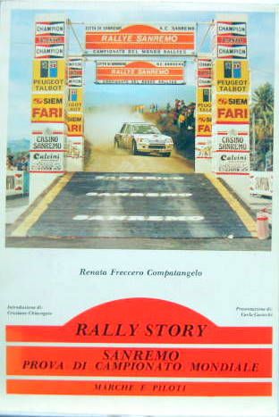 Couverture de RALLY STORY SANREMO PROVA DI CAMPIONATO MONDIALE