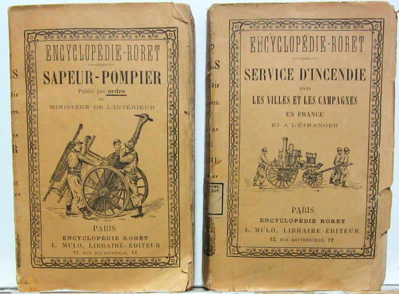 Couverture de 1896 SERVICE D'INCENDIE DANS LES VILLES ET LES CAMPAGNES -  NOUVEAU MANUEL ABREGE DU SAPEUR POMPIER