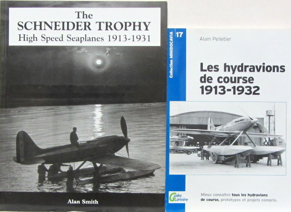 Couverture de 1913-1931 THE SCHNEIDER TROPHY HIGH SPEED SEAPLANES EN ANGLAIS - LES HYDRAVIONS DE COURSE 1913-1932 AU CHOIX