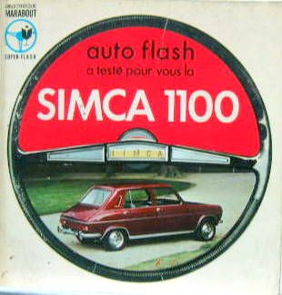 Couverture de LA SIMCA 1100