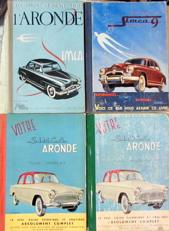 Couverture de SIMCA ARONDE ET P 60 VOTRE VOITURE