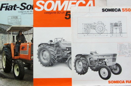 Couverture de SOMECA 780-500S-550 CATALOGUE AU CHOIX