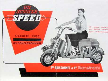 Couverture de SPEED SCOOTER LEGER MORS SICVAM PROSPECTUS
