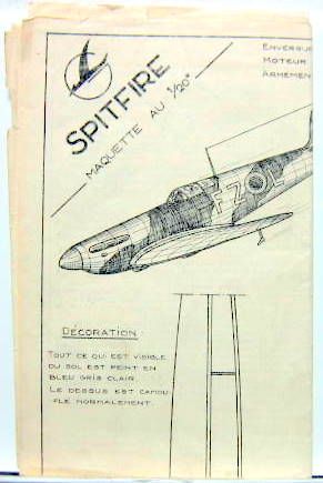 Couverture de SPITFIRE  PLAN AU 1 / 20 eme