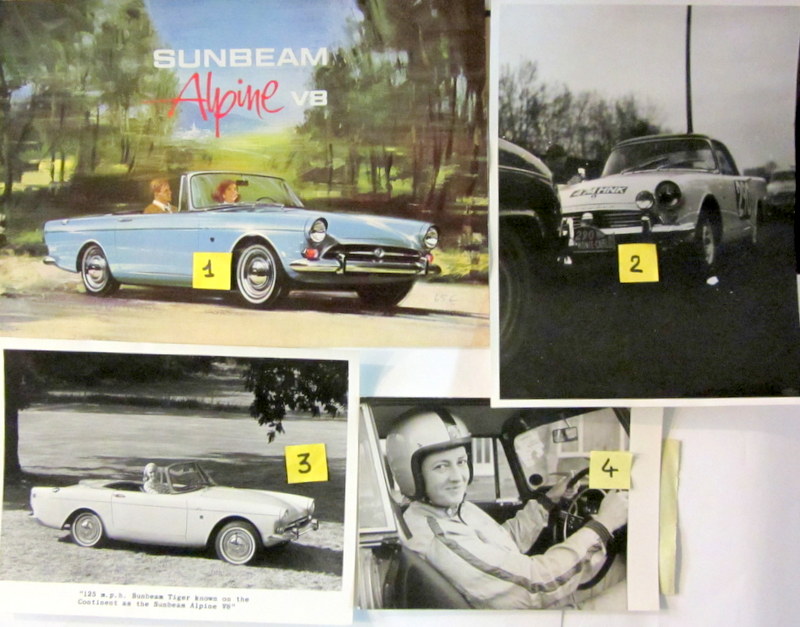 Couverture de SUMBEAM ALPINE ET V8 CATALOGUE ET PHOTOS