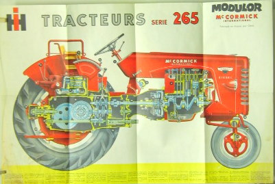Couverture de Mc CORMICK TRACTEUR 265 DEPLIANT AFFICHE
