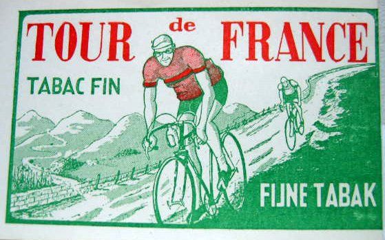 Couverture de ETIQUETTE DE PAQUET DE TABAC 
TOUR DE FRANCE DEHOUCK YSER BELGIQUE