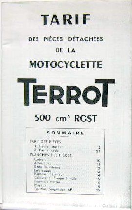Couverture de TERROT 500 CM3