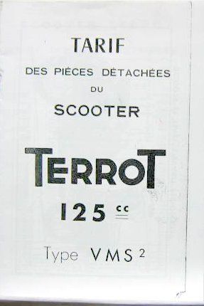 Couverture de TERROT SCOOTER 125 CC TYPE VMS2