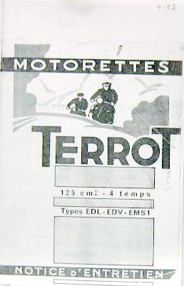 Couverture de 1957 TERROT 125 CM3 4 TEMPS EDL-EDV-EMS1