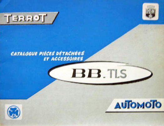 Couverture de 1962 TERROT CYCLOMOTEUR MONOVITESSE BB TLS 1962 TYPE 50-15-SU