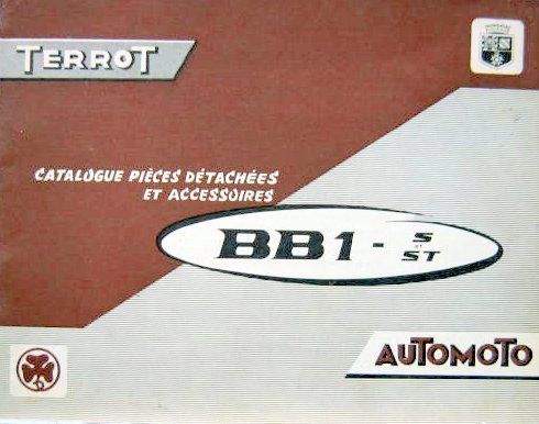 Couverture de TERROT CYCLOMOTEUR BB1 S ET ST